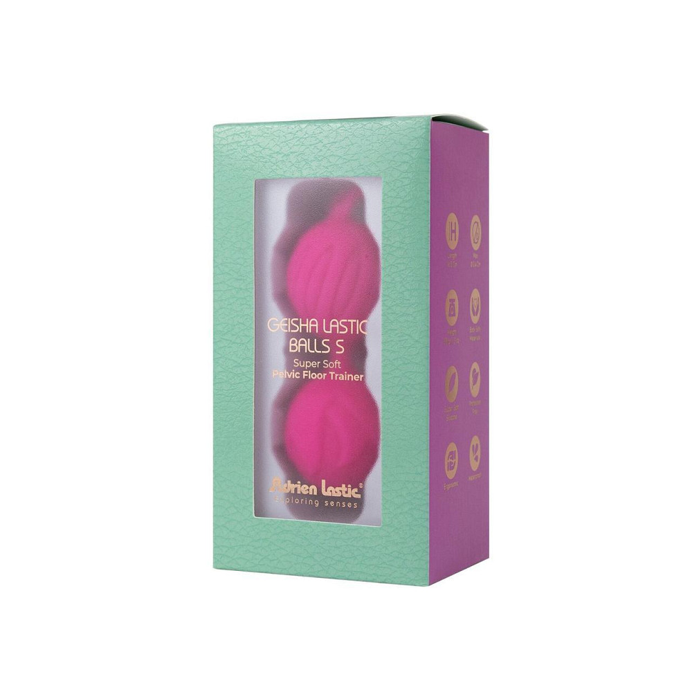 Вагинальные шарики Adrien Lastic Geisha Lastic Balls Mini Magenta (S), диаметр 3,4см, вес 85гр Sex Aura Киев - изображение 3