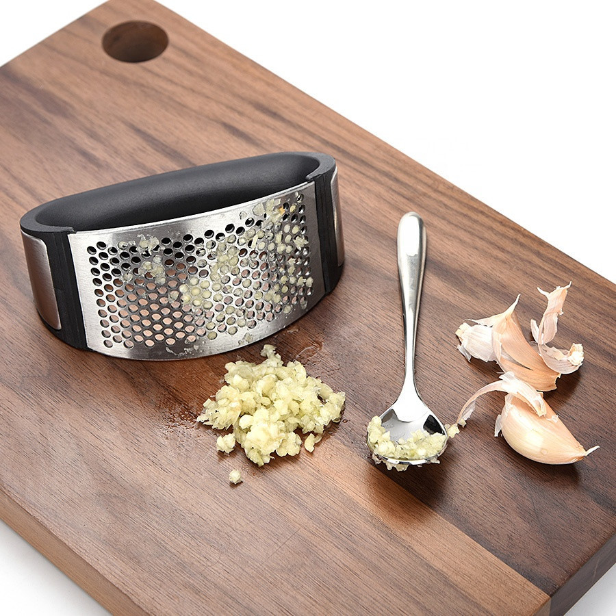 Металевий прес для часнику з зручною ручкою Київ - фото 5