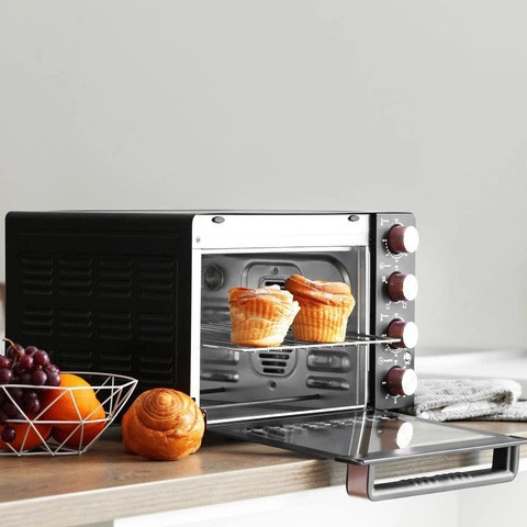 Кухонна піч багатофункціональна MAGIO, Електричні печі для випічки, Електродуховки настільні JG-29 Львів - фото 2