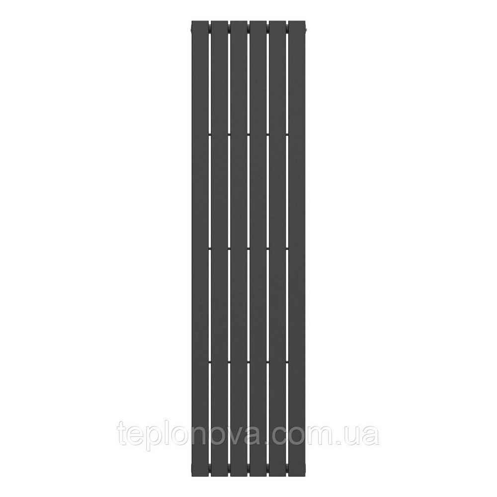 Вертикальный радиатор Largo 452х1800-6, anticor, черный муар Черновцы - изображение 1