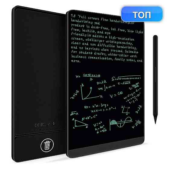 Електронний планшет для письма LCD електронний блокнот LONGTOO 11.5 дюйма чорний стилус кишеня USB легкий Київ