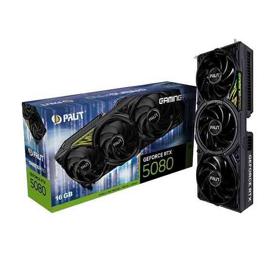 Відеокарта GF RTX 5080 16 GB GDDR7 GamingPro V1 Palit (NE75080019T2-GB2031Y) ( Black ) Харьков
