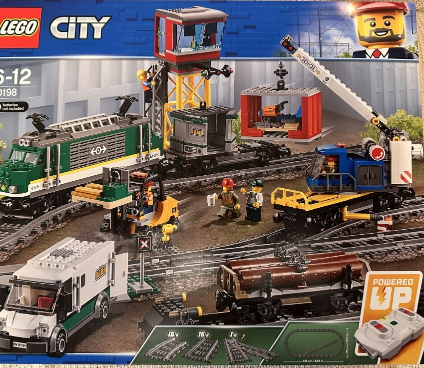 Конструктор LEGO City Вантажний потяг 1226 деталей (60198), новий. Київ - фото 1