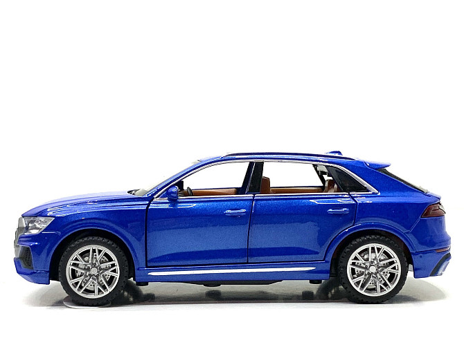 Машина Автосвіт Audi q8 інерційна відкриваються двері капот багажник 16см Синій (AP-1824) Чернігів - фото 5