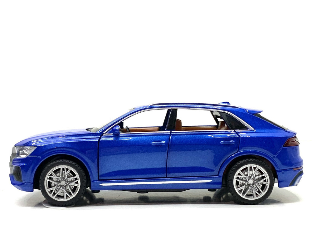 Машина Автосвіт Audi q8 інерційна відкриваються двері капот багажник 16см Синій (AP-1824) Чернигов - изображение 5