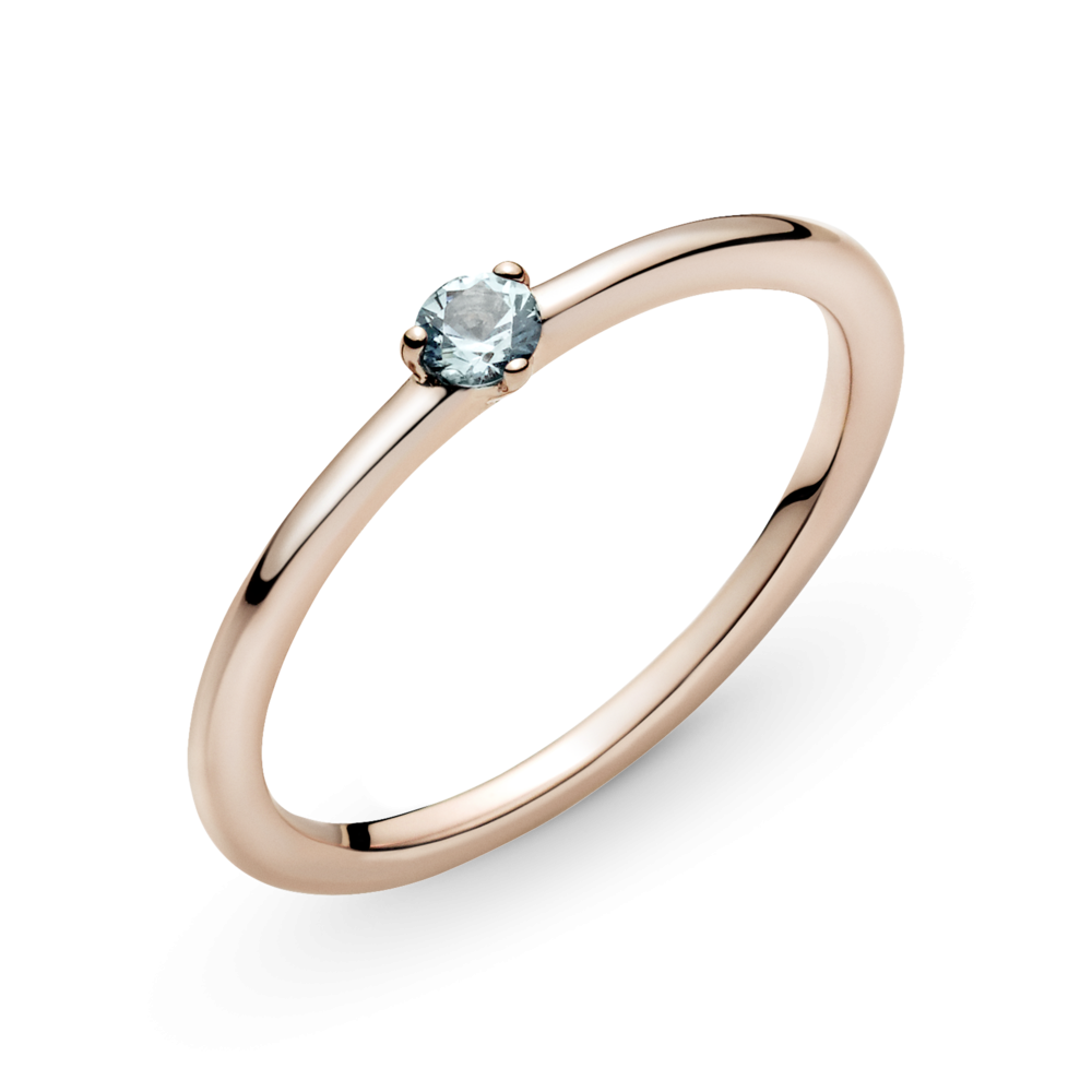 Срібна каблучка   з блакитним камінцем 189259C02 MasterSem Київ - фото 3