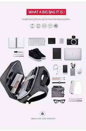 Рюкзак Tigernu T-B3361 15.6" Grey (T-B3361G) Київ