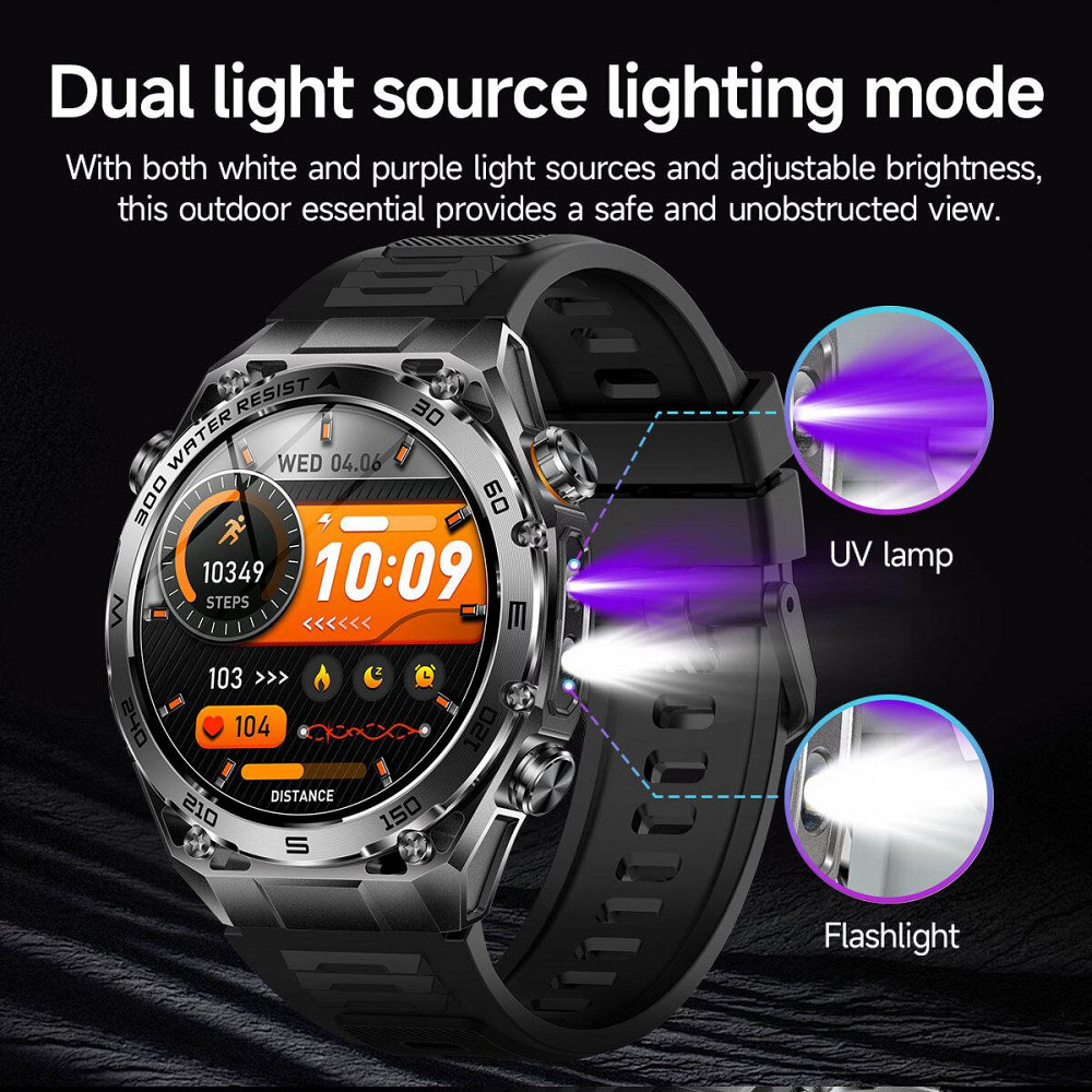 Умные смарт часы Smart Flash Rubber Silver (2 ремешка) Винница - изображение 19