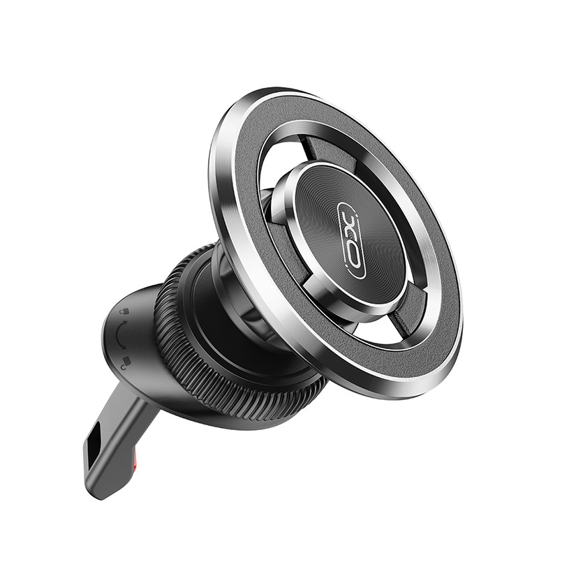 Тримач телефону автомобільний XO C130 MagSafe Dedicated Magnetic Suction Air Outlet Metal Bracket чорний Львів - фото 3