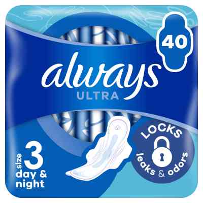 Гигиенические прокладки Always Ultra Day&Night (Размер 3) 40 шт. (8700216450287) Винница