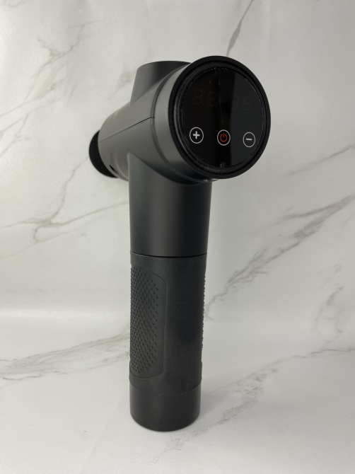 Б/В Перкусійний масажний пістолет Zerolia Massage Gun, 30 швидкостей, сенсорний LCD-дисплей, акумулятор 2500 мА·год Київ - фото 13