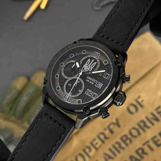 Awarder 016 Тризуб срібло All Black Киев