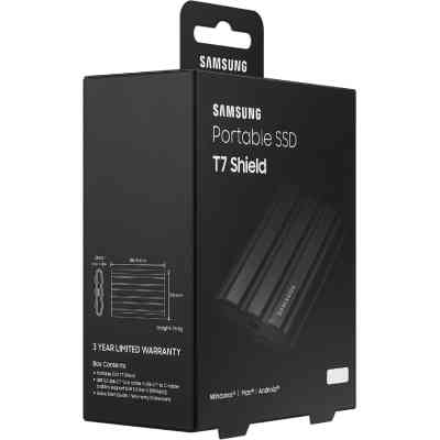 Накопитель SSD USB 3.2 1TB T7 Shield Samsung (MU-PE1T0S/EU) Винница