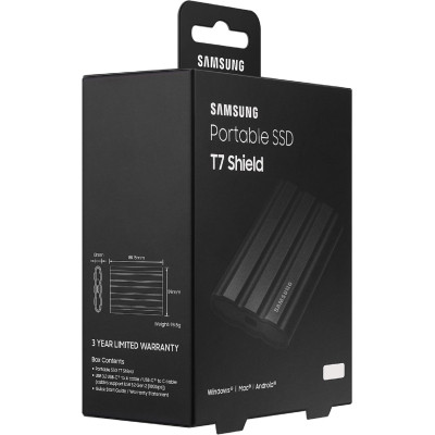 Накопитель SSD USB 3.2 1TB T7 Shield Samsung (MU-PE1T0S/EU) Винница - изображение 4