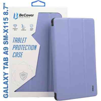 Чехол для планшета BeCover Soft Edge stylus holder Samsung Tab A9 SM-X115 8.7" Purple (710360) Винница