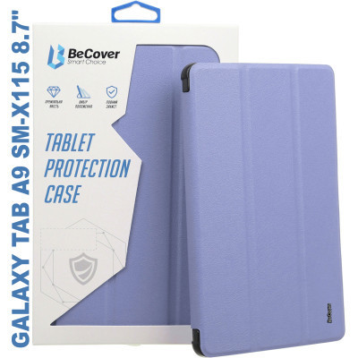 Чехол для планшета BeCover Soft Edge stylus holder Samsung Tab A9 SM-X115 8.7" Purple (710360) Винница - изображение 1
