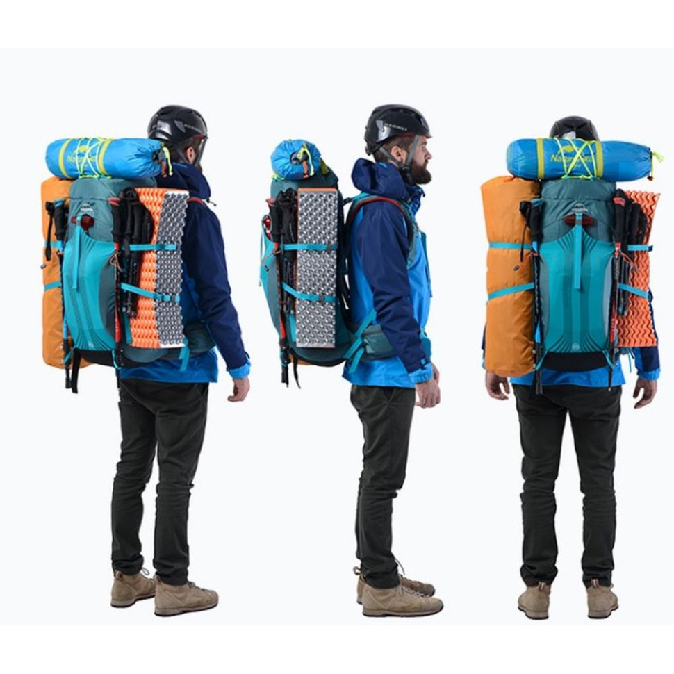 Рюкзак туристичний Naturehike NH16Y020-Q, 55 л, чорний Киев - изображение 4