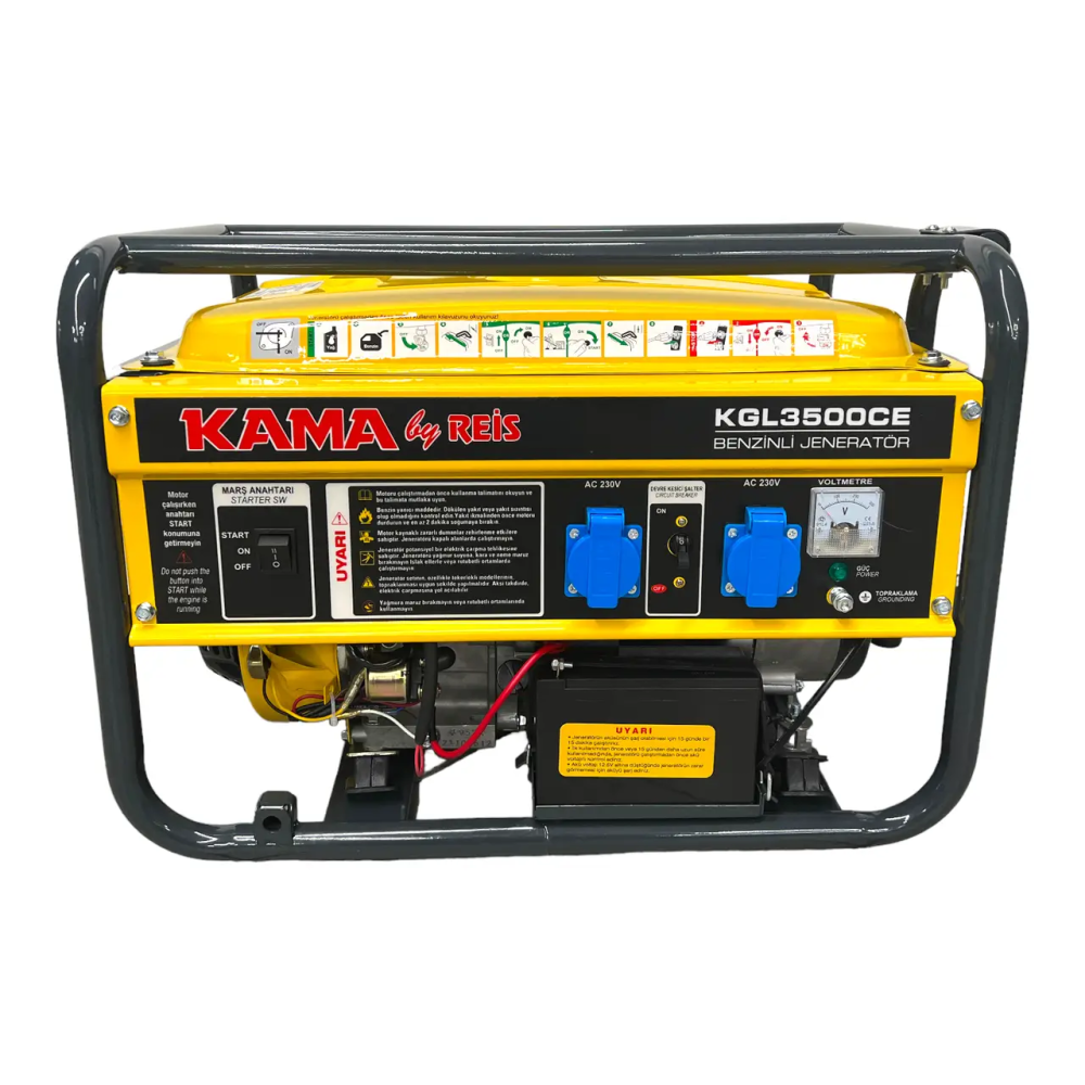 Электро генератор Kama KGL3500CE с электростартером 2.8кВт Винница - изображение 1
