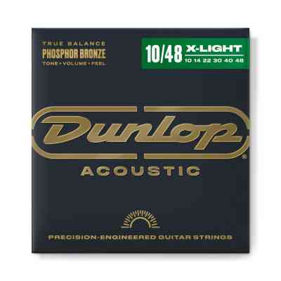 Струны для гитары Jim Dunlop Phosphor Bronze Acoustic Guitar Strings (10-48) (DAP1048) Винница