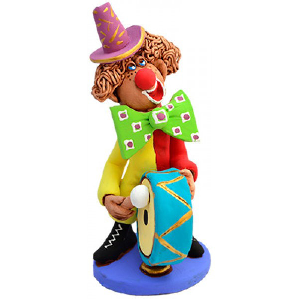 Фигурка из керамики Клоун с барабаном Киев - изображение 1