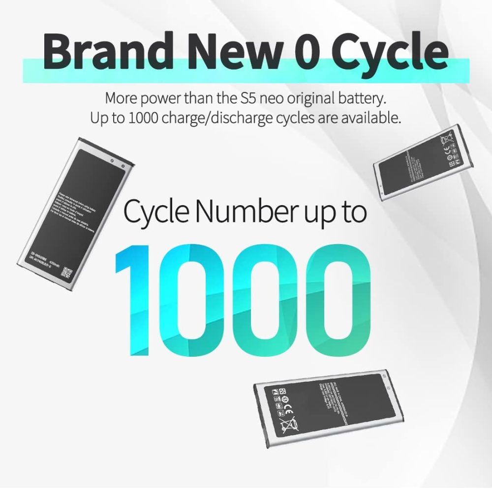 Аккумулятор 4300 мА·ч для Samsung Galaxy S5 Neo G903F, S5 LTE, S5 Active, EB-BG903BBE, усиленный Li-Ion Киев - изображение 4