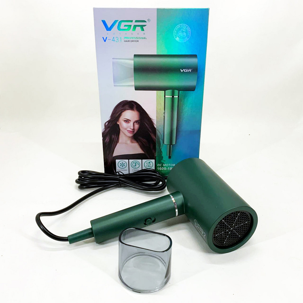 Фен профессиональный домашний для волос VGR V-431 1600-1800 Вт, Фен для укладки локонов AD-64 Львов - изображение 3