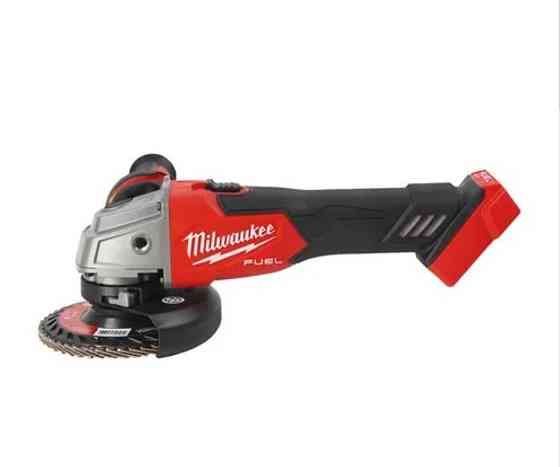 Шліфмашина кутова акумуляторна MILWAUKEE, M18 FSAG125X-0, діаметр 125мм (+захисний кожух, затискна гайка, Одеса