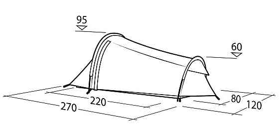 Намет одномісний Robens Cress 1 Pro (130397) Київ