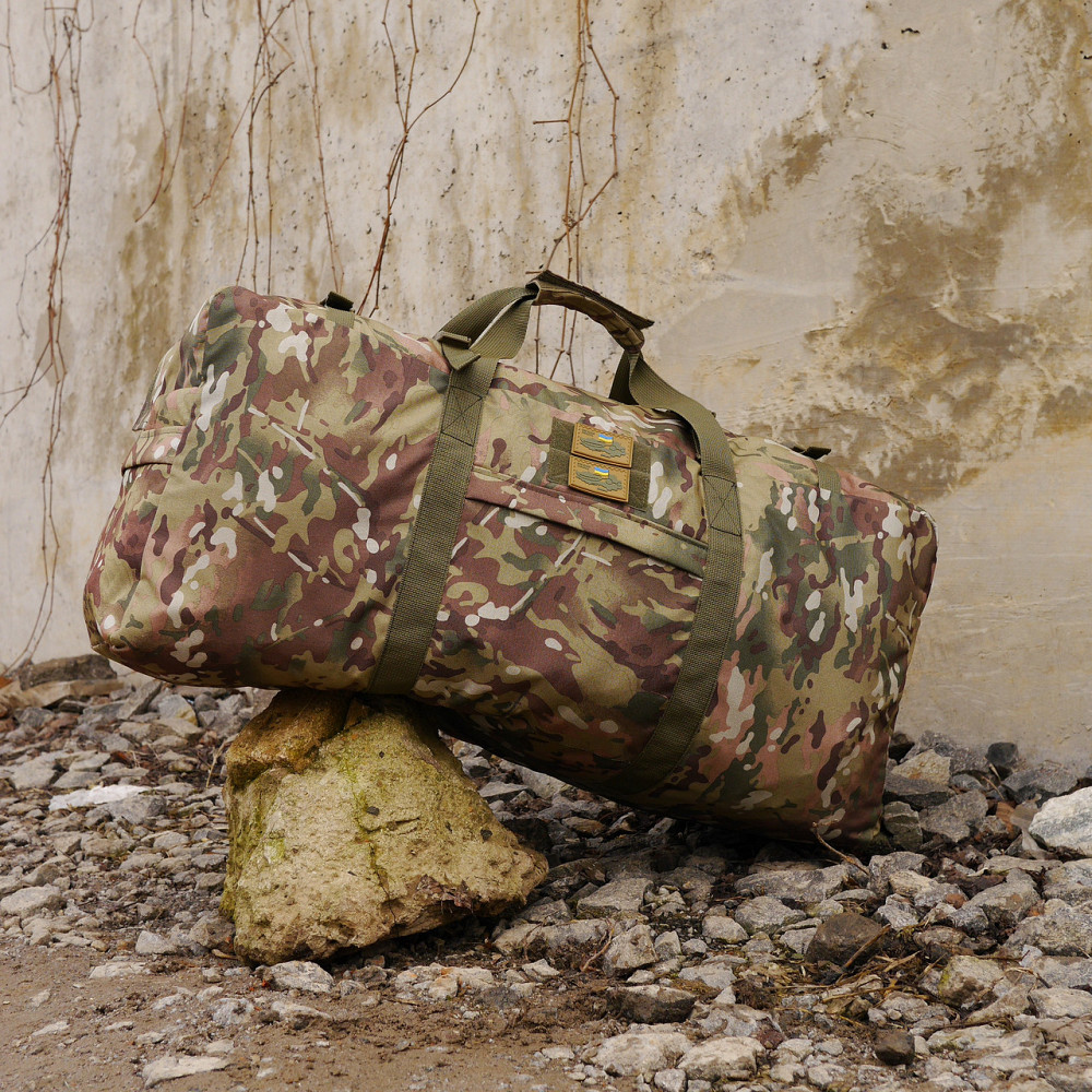 Сумка тактична 100л. Kiborg Military bag Multicam. Велика армійська сумка транспортна мультикам Київ - фото 1