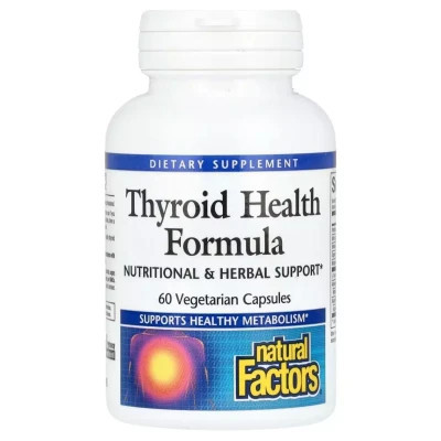 Витаминно-минеральный комплекс Natural Factors Здоровье щитовидной железы, Thyroid Health Formula, 60 вегетариан (NFS-03510) Винница - изображение 1