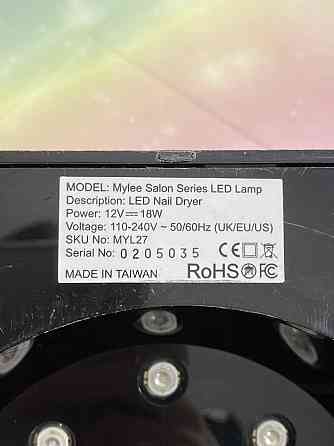 Б/В Професійна UV/LED лампа для манікюру Mylee PRO Salon Series (чорна) Київ