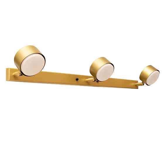 Настінний світильник MSK Electric Copter підсвітка на три плафони GX53 античне золото NL 80400-3 GD Одеса