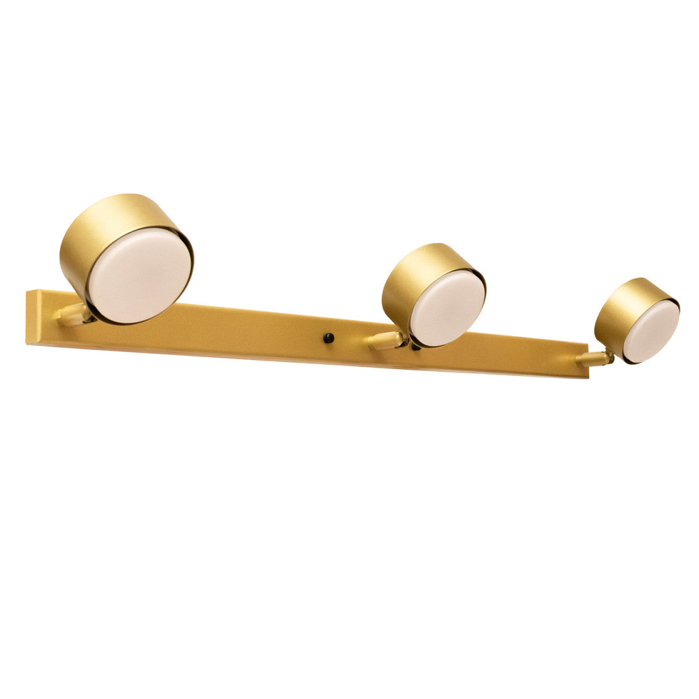 Настінний світильник MSK Electric Copter підсвітка на три плафони GX53 античне золото NL 80400-3 GD Одеса - фото 4