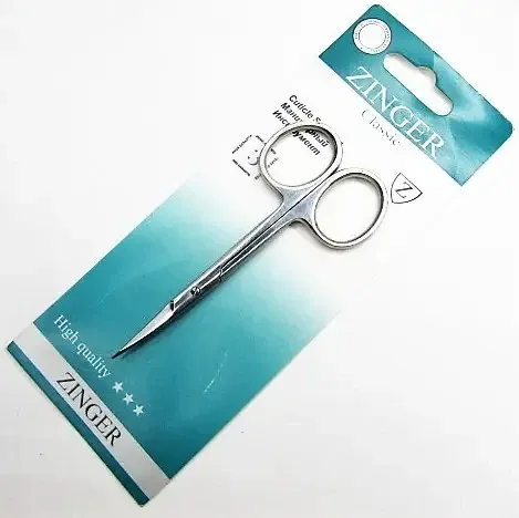 Ножиці манікюрні Zinger для видалення кутикул срібло Киев