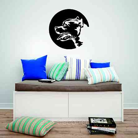 Декоративне настінне Панно «Стафф», Декор на стіну 90*90 см, Чорний Київ