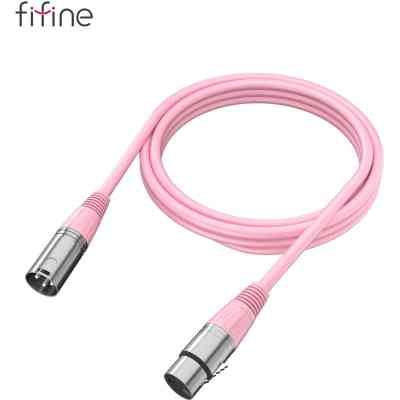 Мікрофонний кабель Fifine XLR Male to Female Pink 1.8 м (L9CP) Вінниця