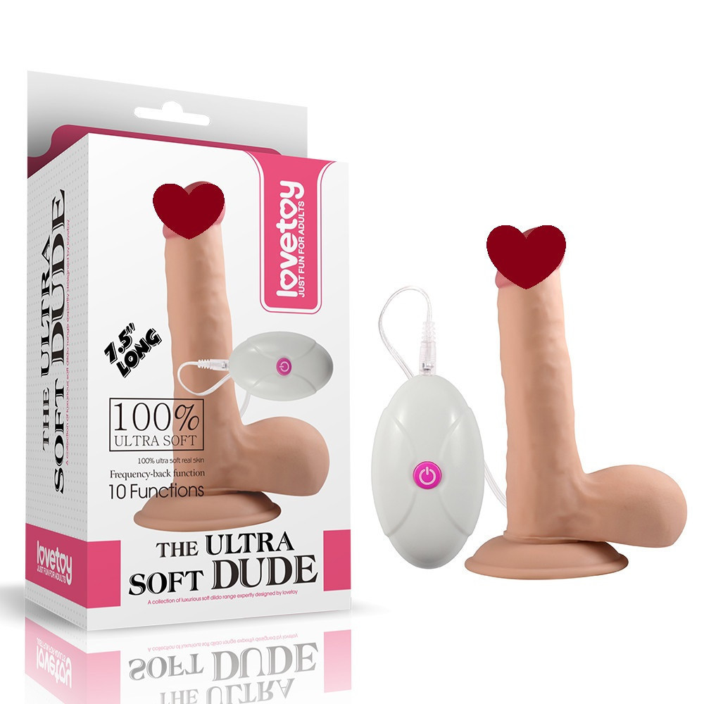 Реалістичний вібратор на присосці SOFT DUDE 18 см Sex Aura Київ - фото 1