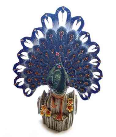 Статуэтка фарфор интерьерная Павлин Киев