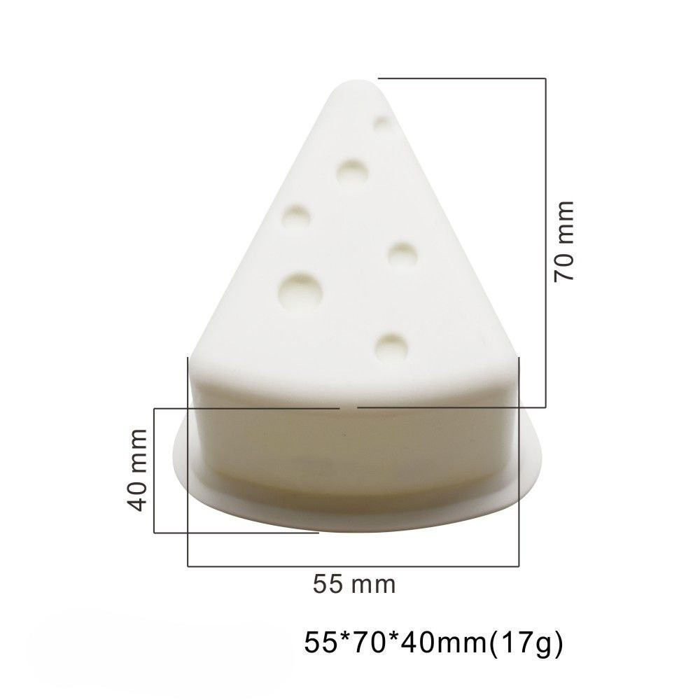 Молд силиконовый Сыр 70 на 55 на 40 мм белый Киев - изображение 6
