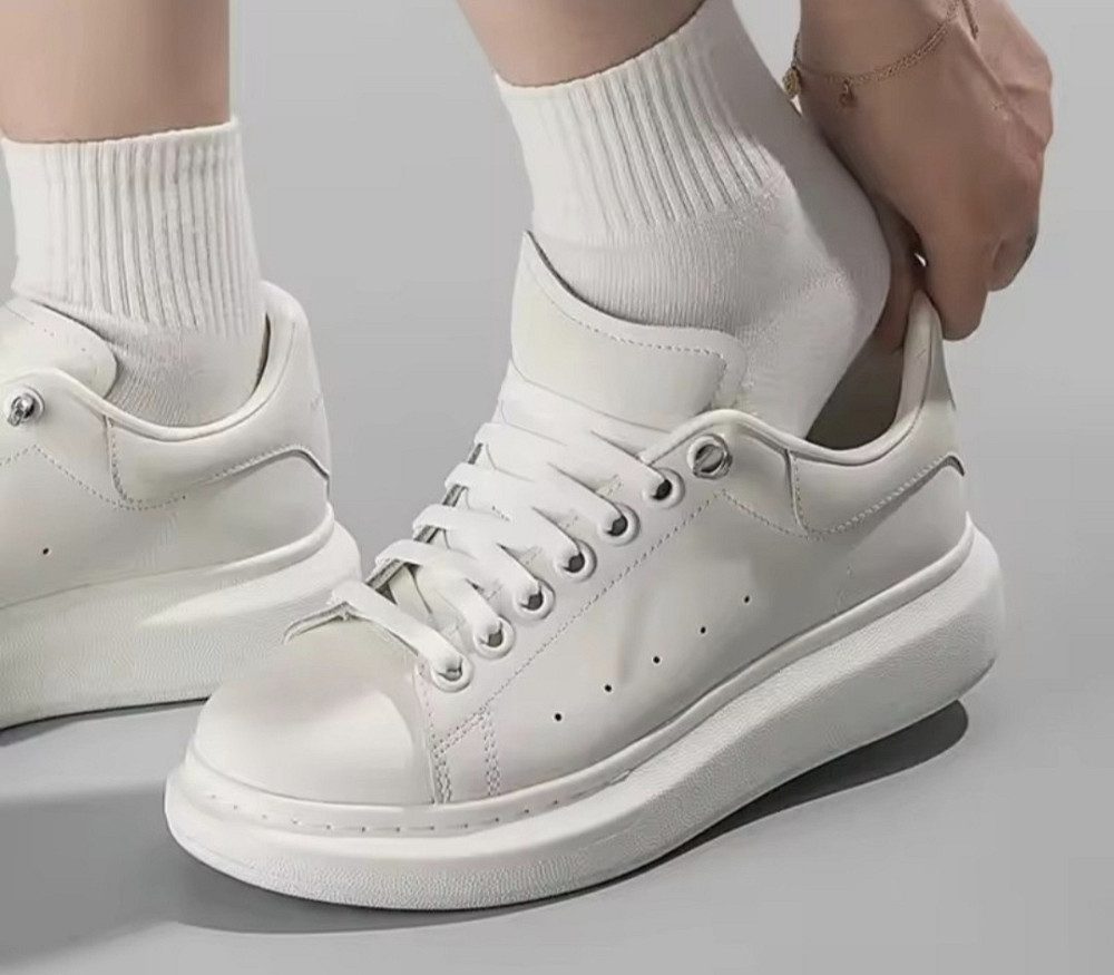 Шнурки силіконові ліниві 16 шт Білий Сміла - фото 3