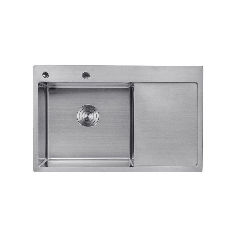 Кухонная мойка  с нержавеющей стали Kroner KRP Gebürstet - 78х49LHM  (3/1 мм) Киев - изображение 1