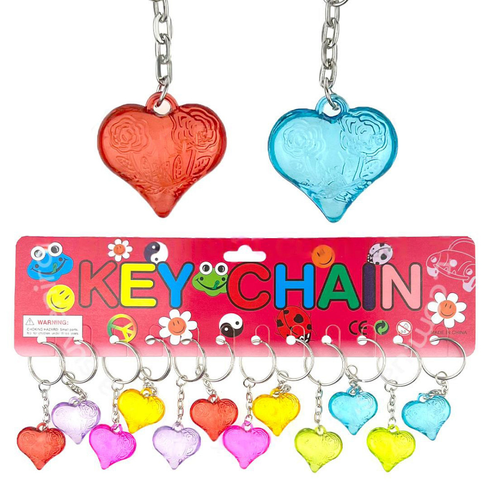 Брелок для ключів Серце 12 шт Київ - фото 1