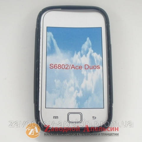 Samsung S6802 Ace Duos чохол + плівка Cover black Одеса - фото 3