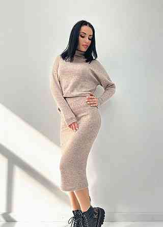 Жіночий ангоровий костюм "Valion" оптом I Норма Мокко, 46-48 Київ