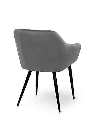 Крісло Акура HC-R17, чорний/велюр сірий Київ