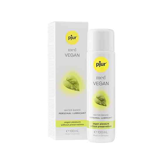 Лубрикант на водной основе pjur MED Vegan glide 100 мл — только веганские ингредиенты Sex Aura Киев