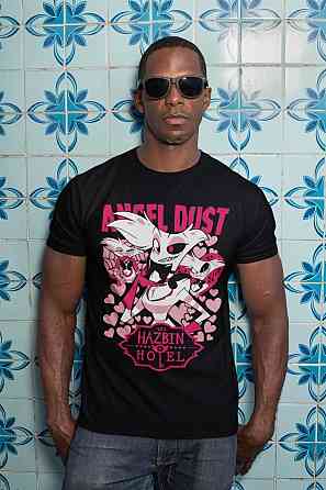 Футболка аниме Аластор Хазбин Хотел Хазбин оверсайз (S/M/L) Черний AnimeJ0727 Днепр