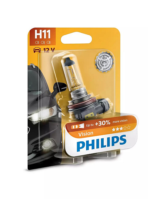 Галогеновая лампа PHILIPS 12362PRB1 H11 55W 12V PGJ19-2 Premium +30% Харків - фото 1