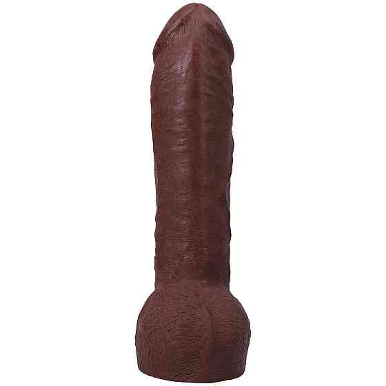 Фалоімітатор Doc Johnson The Realistic Cock ULTRASKYN - 12 Inch Hung with Balls Chocolate Sex Aura Київ