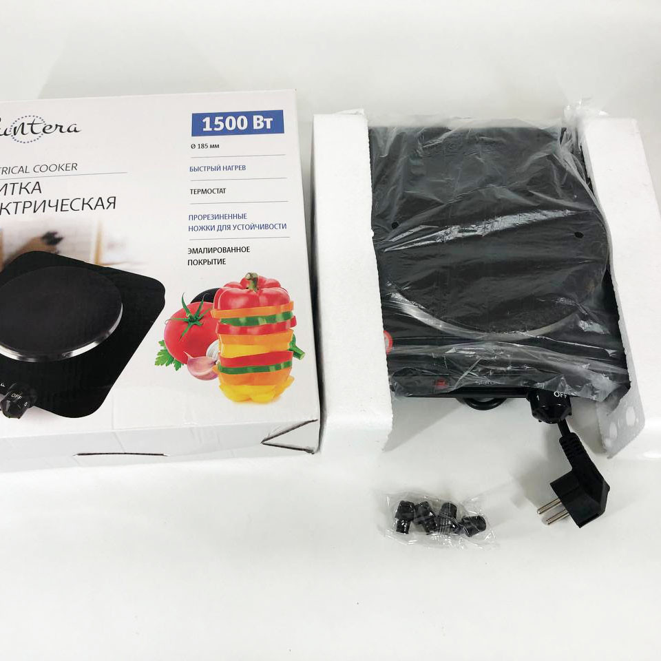 Плита підлогова потужна Suntera, Електрична плита для приготування їжі, Міні електроплита CE-49 Львів - фото 4